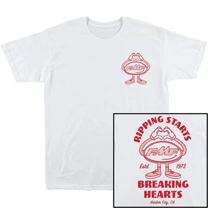 FMF Breakin Hearts T-Shirt - White, XX-Large SU25118909-WHT-XXL SBR CLST - Picture 1 of 3