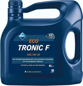 Aral Eco Tronic F SAE 5W-20 Motoröl API SN FORD 4 Liter (Abfüllung: 2021) - Bild 1 von 2