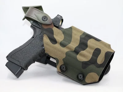 Glock 17/19 Custom L2kydex right hand holste optics and x300/XH35/tlr1 flashligh - Image 1 of 4