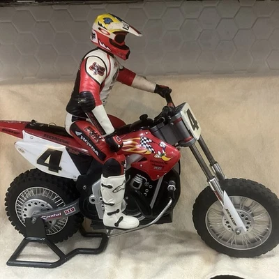 Vintage Radio Shack RC Dirt Bike Honda CR250R motorcycle  60-4353 Carmichael - Image 1 of 4