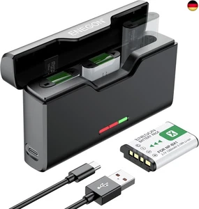 ENEGON 3er-Pack 1380mAh NP-BX1 Batterien & 3-Kanal-Ladegerät Kompatibel mit  - Bild 1 von 7