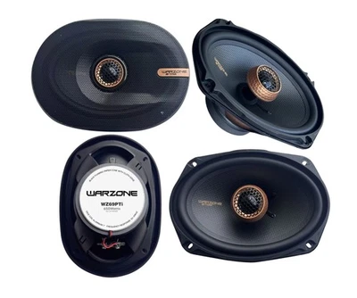 Warzone WZ69PTi 6x9" 4Ω Coaxial Car Speakers 1300W Max Power (4 Speakers Total)