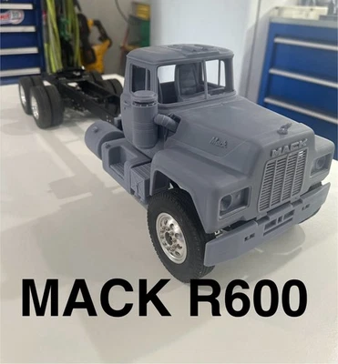 rc tamiya 1/14 truck body parts Kenworth 1:14 T800 W900 T-680 Lesu  Mack R600 - Image 1 of 4