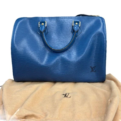 Louis Vuitton Epi Speedy 25 M43015 Hand Bag Leather Toledo Blue #fhfj11 - Image 1 of 4