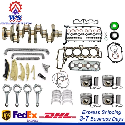 Crankshaft With Engine Rebuild Kit For Land Rover Jaguar 204DTD AJ20D4 2.0 14-23 - Image 1 of 4