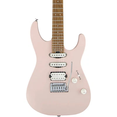 Charvel Pro-Mod DK24 HSS 2PT CM Electric Guitar Satin Shell Pink - Image 1 of 4