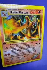 Charizard 2/132 Base Set Holo *FAN ART* Pokemon Display Card - READ DESCRIPTION  - Picture 1 of 4
