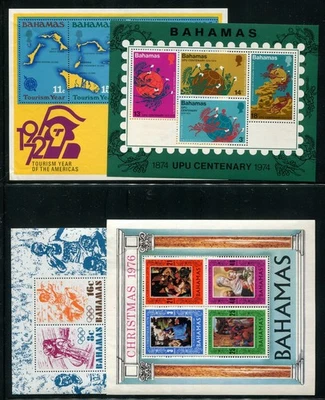 Bahamas #343//869 Mint & Used Souvenir Sheets, Lot of 26 - Изображение 1 из 4