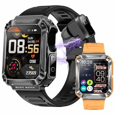 3 in 1 Smart Watch With TWS Earbuds For Women/Men Bluetooth Call Smartwatch  - Image 1 of 4