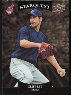 Upper Deck StarQuest 2009 oro raro Cliff Lee #SQ-34 Cleveland Indians Foto 1 de 2