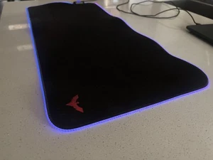 HAVIT LED RGB Gaming Mouse Pad Multi Rainbow Colors - Picture 1 of 11