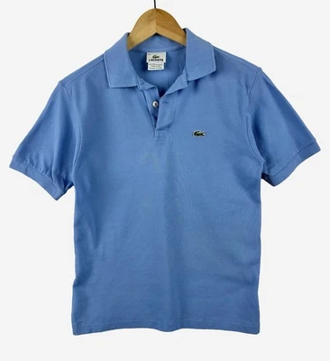 Camisa polo cuello azul Lacoste niños talla 14 Foto 1 de 4