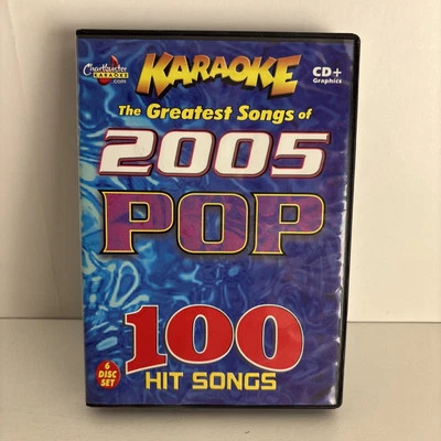POP CLASSICS Chartbuster ESP487 Karaoke 6 CD+G Discs in Case - Image 1 of 4