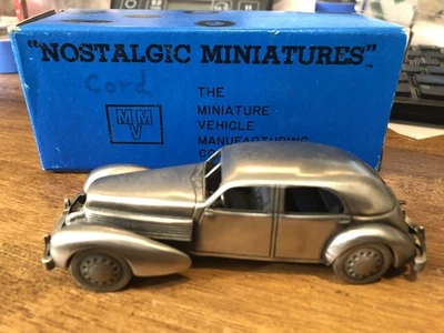 Nostalgic Miniatures 1936-37 Cord 810-812 Pewter Handmade Model Car - 1/43 - Image 1 of 4