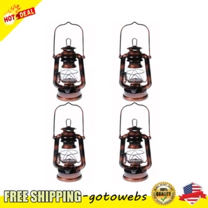 4 Pack Kerosene Oil Lantern Emergency Hanging Light Lamp W/ Long Wick Outdoor US - Picture 1 of 1