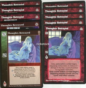 Thoughts Betrayed x10 CE 3rd Ed DS Lot A Jyhad VTES - Picture 1 of 1