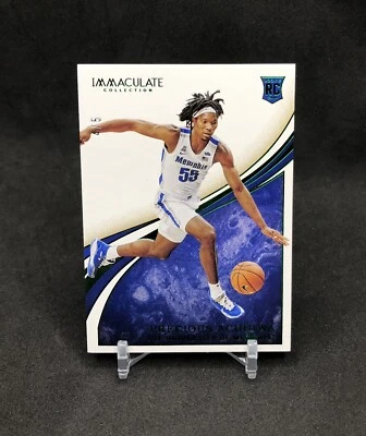 2020-21 Immaculate Precious Achiuwa /5 VERDE PARALELO SSP GROSSO cartão de novato #8 - Imagem 1 de 4