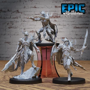 Frost Demon Knight | 28mm Dungeons and Dragon Miniatures | Tabletop Games Figure - Picture 1 of 14