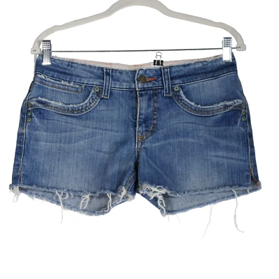 Bella Dahl Denim Jean Shorts Womens Size 30 x 2.5 Pockets Blue Embroidered - Image 1 of 4