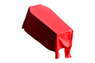 Plain Red Flag Coffin Drape - Quick Dispatch