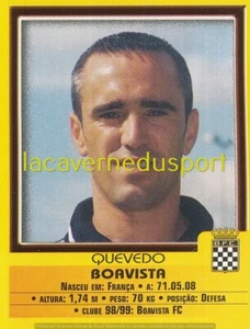 034 WILLIAM QUEVEDO # FRANCE BOAVISTA FC STICKER PANINI FUTEBOL 1999 2000 - Picture 1 of 1