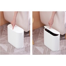 1Pc Push Type Trash Can Portable Garbage Box Sundries Bins for Home