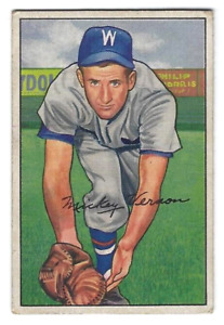 1952 Bowman #87 Mickey Vernon! *PWE*