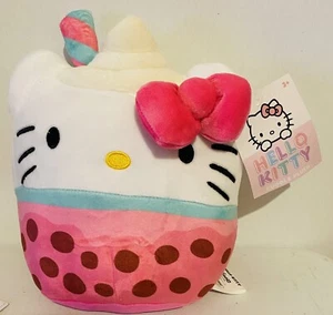 Brand New Licensed Sanrio Hello Kitty Cuddle Plush Bubble tea Toy Doll 20cm - Picture 1 of 1