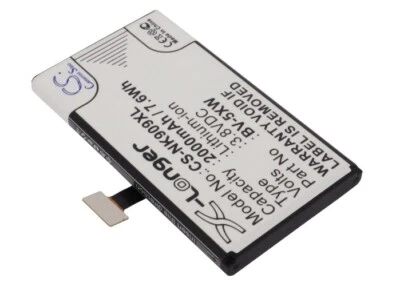 Battery for Nokia Lumia 1020 Lumia 909 BV-5XW 2000mAh NEW - Image 1 of 4
