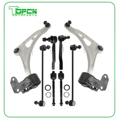 8x Front Lower Control Arm Sway Bar Tie Rod For 2016-2021 Honda Pilot Acura MDX - Image 1 of 4