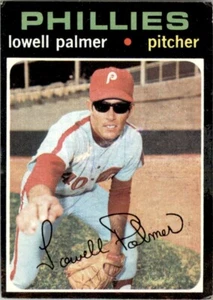 1971 TOPPS LOWELL PALMER PHILADELPHIA PHILLIES #554 EXMT-NM - Picture 1 of 2