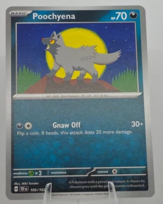Poochyena - SV05: Temporal Forces - TEF - 105/162 - Pokemon - Image 1 of 2
