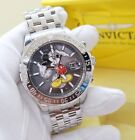 Mickey Mouse, Invicta 48mm , Chronograph W/box,big Mens Character Watch,r25-38