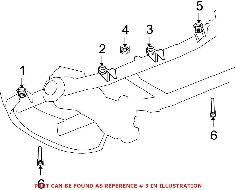 Cojín de montaje de carrocería trasera Mopar genuino OEM para Dodge Ram 1500 Ram 3500 Ram 2500 Foto 1 de 1