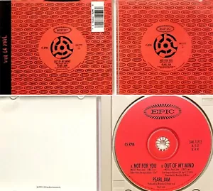 PEARL JAM *VG+* "NOT FOR YOU+1 LIVE" 1995 US EPIC CD SINGLE - Imagen 1 de 1