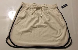 NUEVO SIN ETIQUETAS Antigua Falda Azul Marino Atlética Tenis Deportiva Golf Informal Blanca Para Mujer’s Talla Pequeña - Imagen 1 de 3
