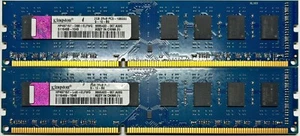 2x Kingston 2GB DDR3 1333MHz RAM (4GB Total) Desktop Memory - Picture 1 of 2
