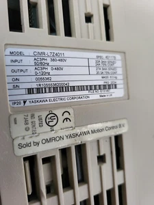OMRON VARISPEED L7 CIMR-L7Z4011 11KW FREQUENCY CONVERTER  (BR6.1) - Picture 1 of 4