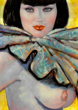 1994 TCS 572 Olivia Series 3 Comic Images Ladies,Leather & Lace Holochrome Card 3