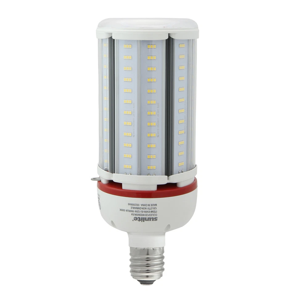 LED Corn Cob Light Bulb, E39 Mogul Base, 5000K Bright White, 120W(600W), 18600LM - Image 1 of 1