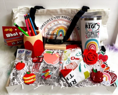 CAJA/CESTA REGALO DÍA AGRADECIMIENTO DEL PROFESOR Foto 1 de 4