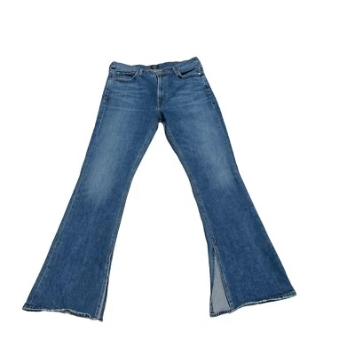 Citizens Of Humanity Georgia High Rise Bootcut Jean Spilt Hem Heist Wash Size 31 - Image 1 of 4