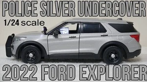 1/24 Silver Undercover 2022 Explorer Lights and Siren SEE DESCRIPTION! - Picture 1 of 5