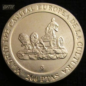 Gutse J.Carlos I-3, 200 Pesetas 1991, Cibeles, B. oder ohne Rundschreiben - Bild 1 von 2