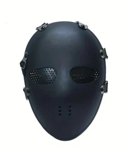 Tactical Bank Robber Style Metal And PVC Durable Mask - Picture 1 of 6