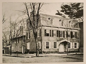 Francis Hopkinson House Bordentown New Jersey Designer of US Flag 1893 Photo - Picture 1 of 2