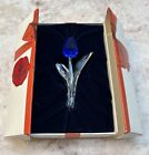 Swarovski Crystal Blue Tulip Figurine NIB (3.5")