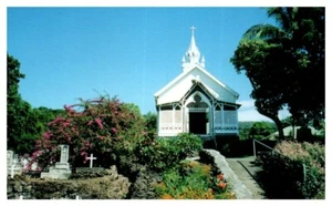 St Benedicts Catholic Church Honaunau Kona Hawaii Postcard - Picture 1 of 2