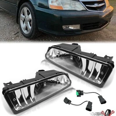 Luces antiniebla de parachoques luces de conducción + par de bombillas para sedán Acura TL 2002-2003 02-03 Foto 1 de 4