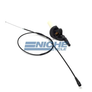 Single Cable Pull Throttle Assembly 7/8" Quick Action Motorcycle - Picture 1 of 4